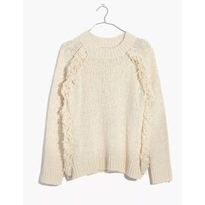 Madewell cream pullover sweater size medium